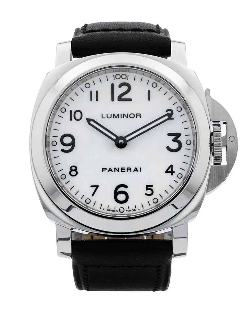Panerai Luminor Base PAM00114 — 2007 — Very good in White Arabic – Pre-owned watches