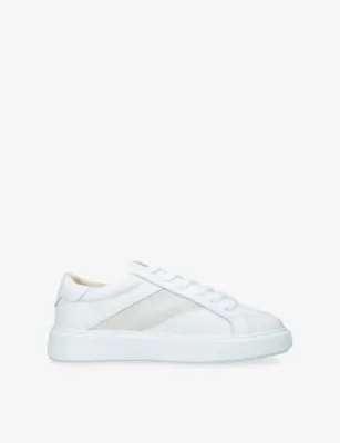 BELIER Soho Leather Trainers - EUR 44 / 10 UK MEN in WHITE – Mens | Trainers | Lace up trainers