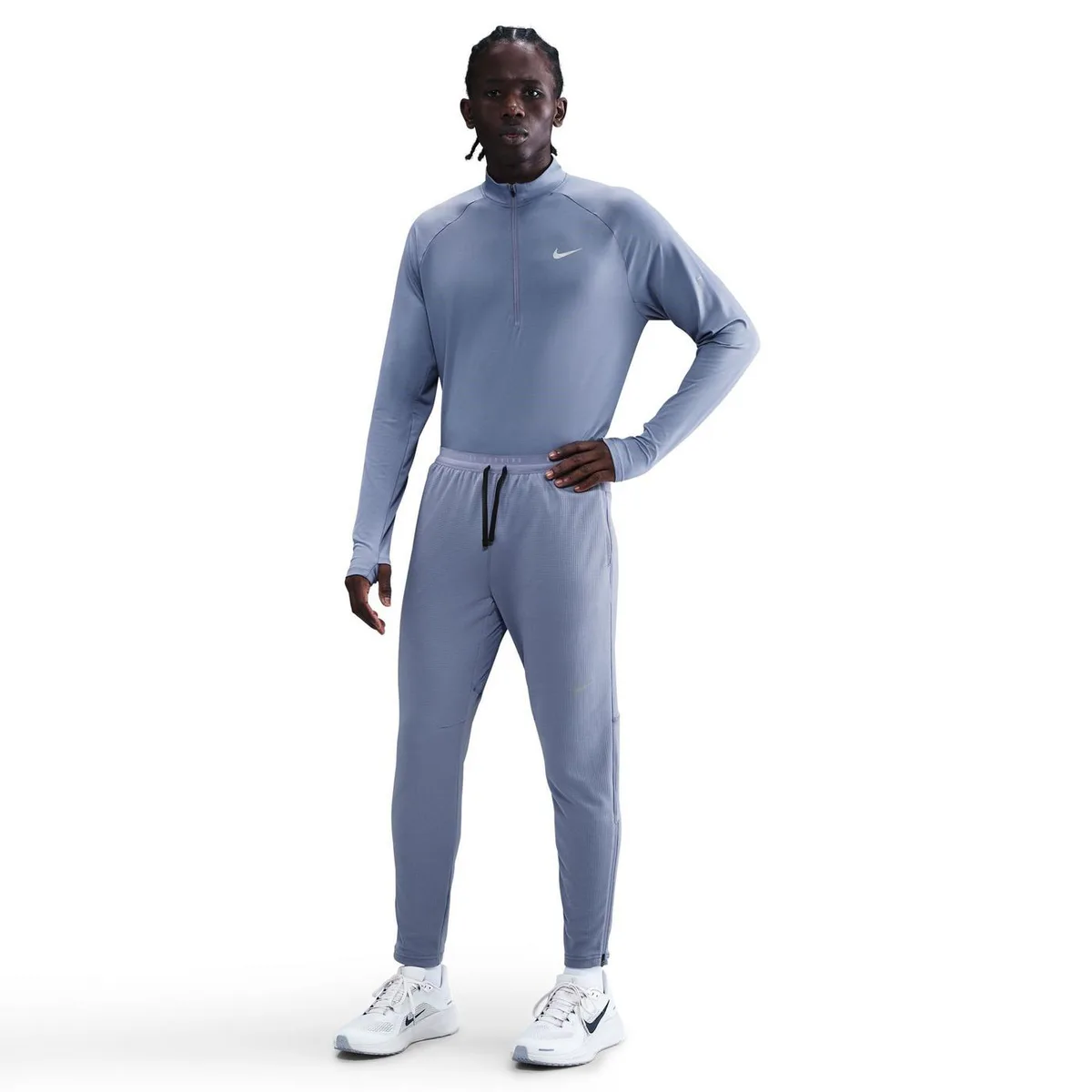 For Him Nike Stride Half Zip Top Mens in World Indigo, additional product view 3