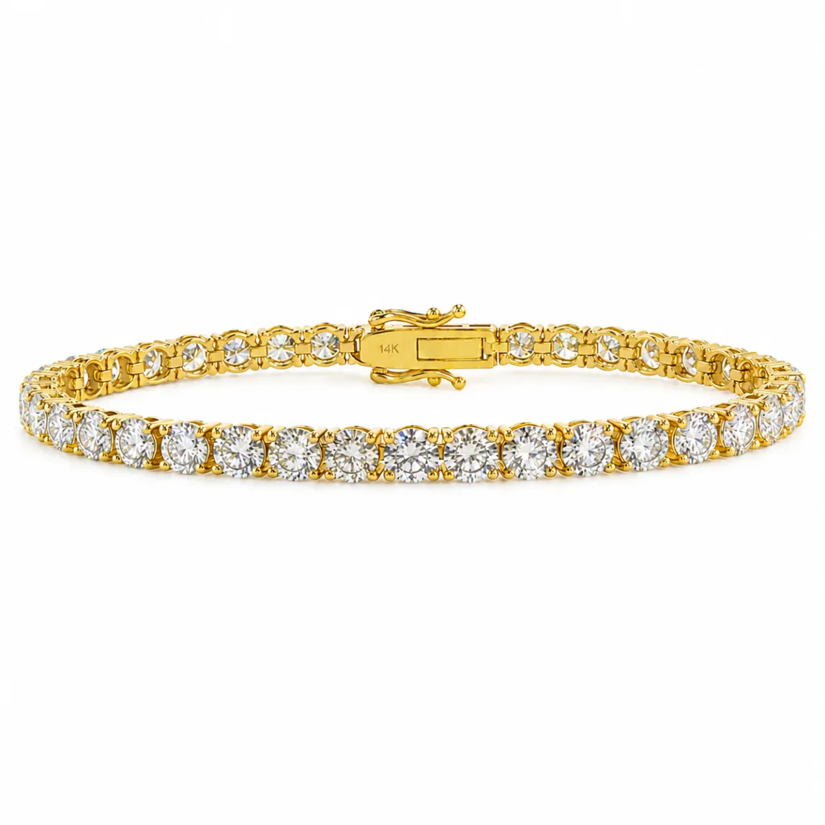 AHMED - MOON JEWELRY 35 Pt Lab Diamond Tennis Bracelet 71691
