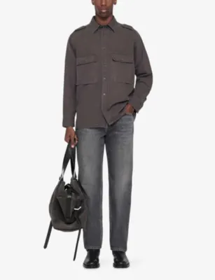 ALLSAINTS Regular-Fit Straight-Leg Denim Jeans - 33/30 detail 2