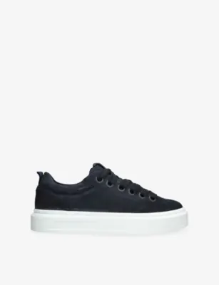CLEENS Ace Suede Trainers - EUR 45 / 11 UK MEN in Navy – Mens | Trainers | Lace up trainers