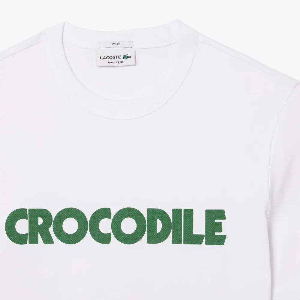 Lacoste Print Cotton T-Shirt detail 3