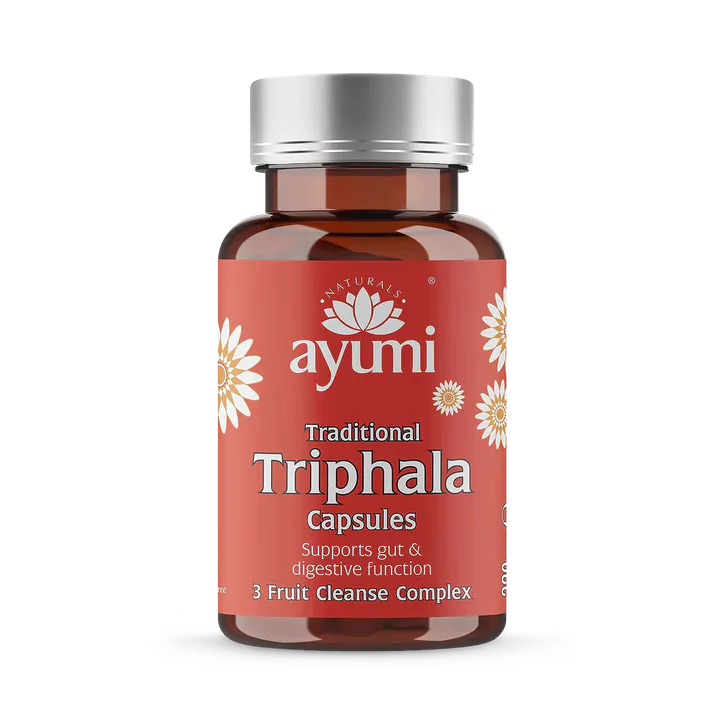 Ayumi Naturals Triphala Vegan Capsules, Digestive Cleanse and Gut Health | High Potency