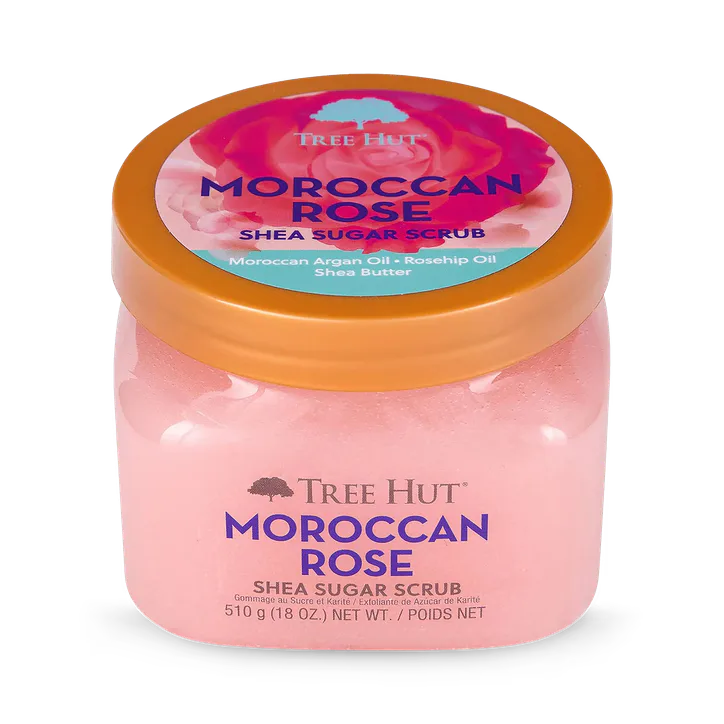 Tree Hut Moroccan Rose Shea Sugar Scrub 510g detail 3