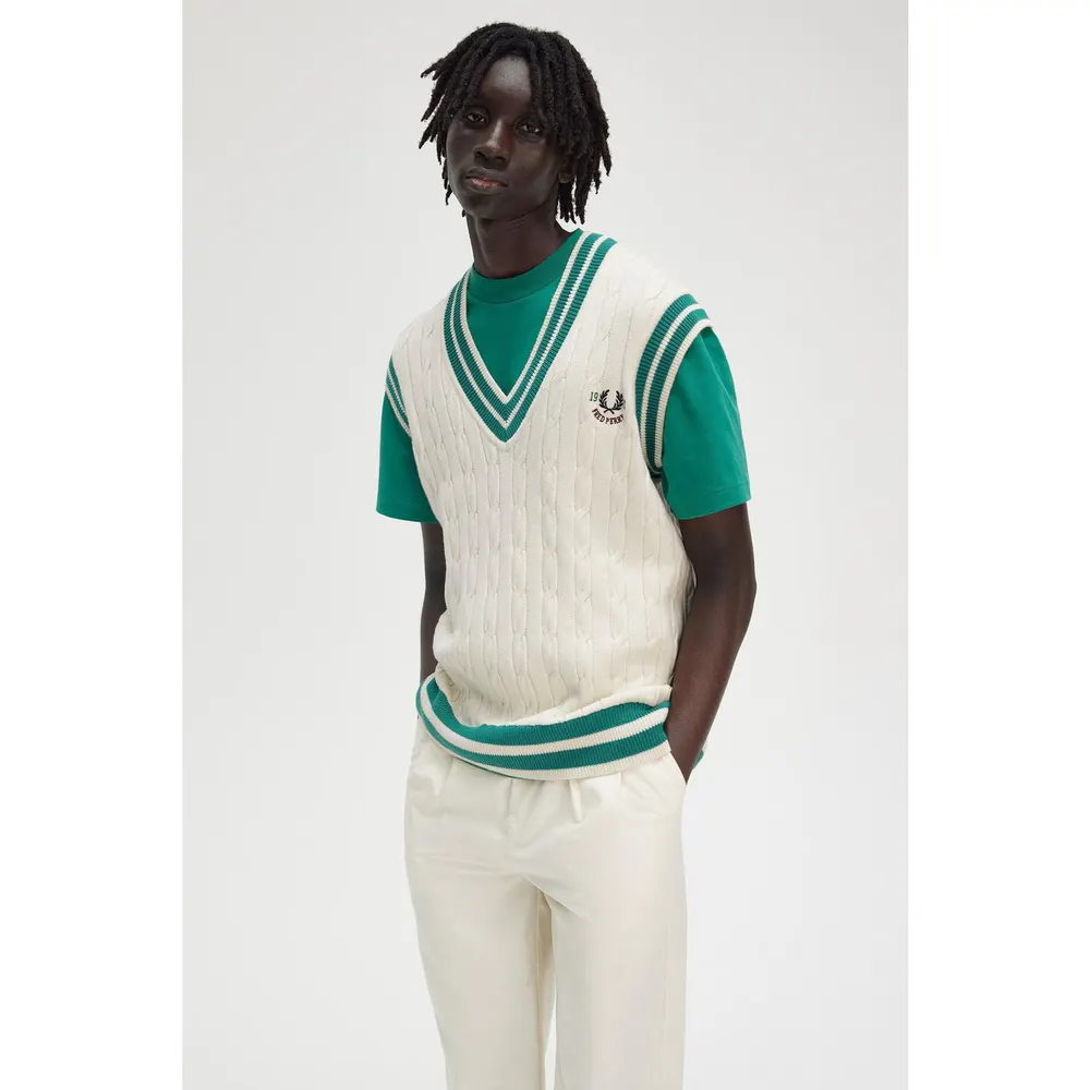 Fred Perry Men's Club Knitted Vest