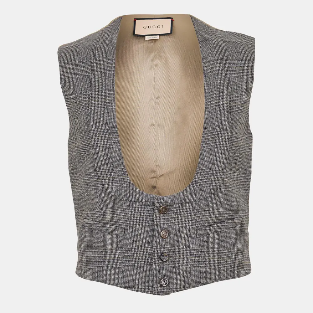 Gucci Men's Wool Dress Waistcoat