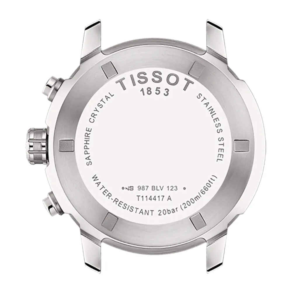 Tissot PRC 200 Chronograph 42mm Mens Watch in Blue, additional product view 3