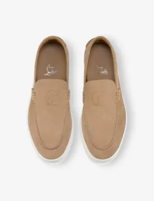CHRISTIAN LOUBOUTIN Moonboat Suede Loafers - EUR 40 / 6 UK MEN in LIONNE, additional product view 2
