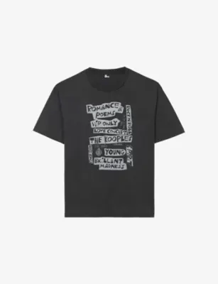 THE KOOPLES Graphic-Print Short-Sleeve Cotton T-Shirt