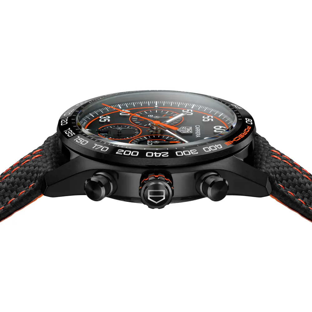 TAG Heuer Carrera X Porsche Orange Racing detail 3