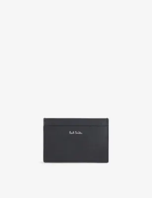 PAUL SMITH Logo Graphic-Print Leather Card Holder detail 3