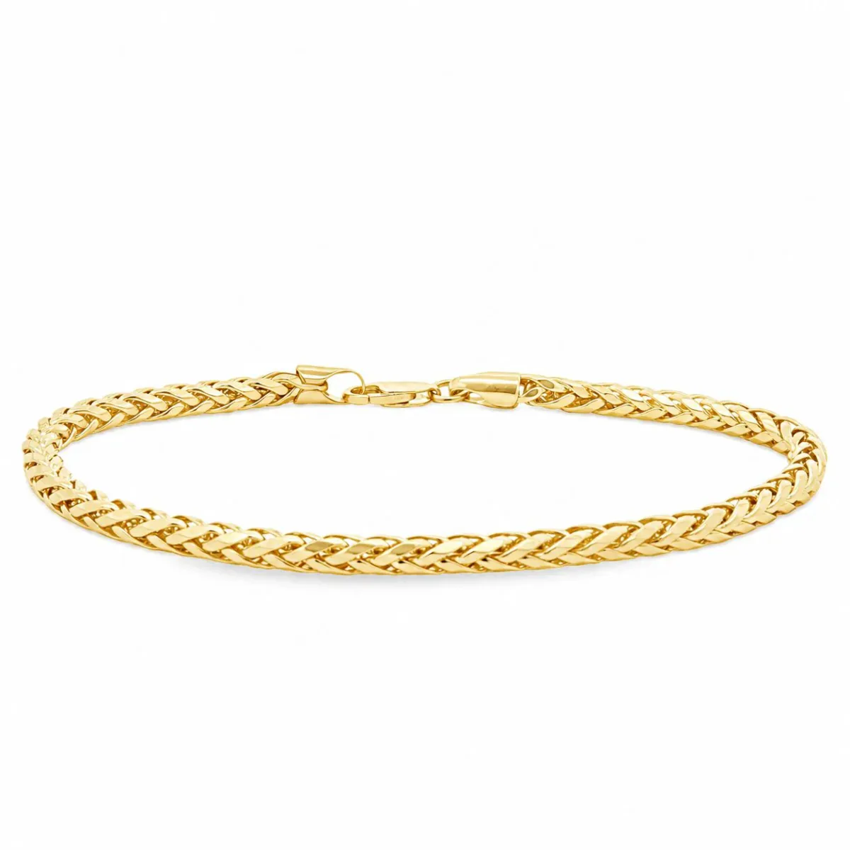 JALGAS - AMERICAS GOLD 14K Palm Link Bracelet 3mm 71380 in Yellow Gold / 7 Inches – Bracelet