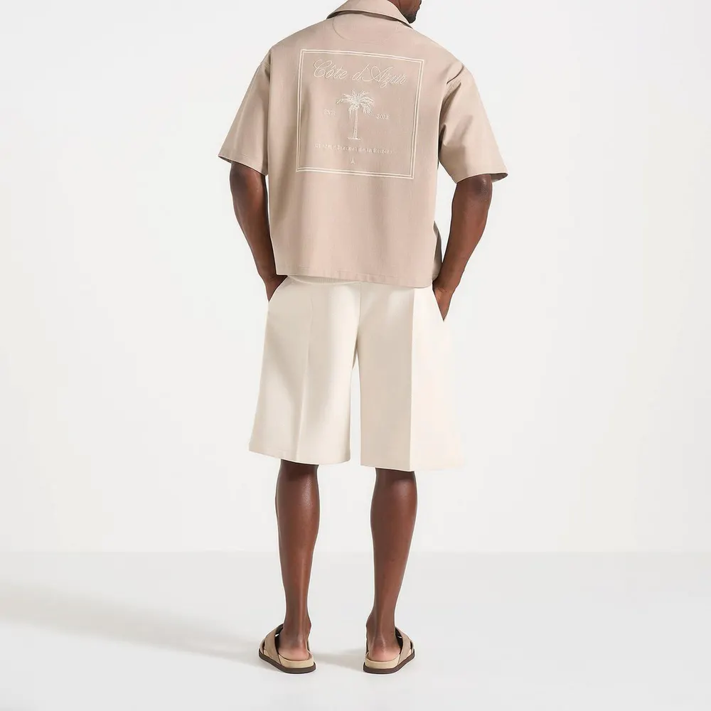 Maniere De Voir Mens Alexis Cote dAzur Boxy Shirt detail 2