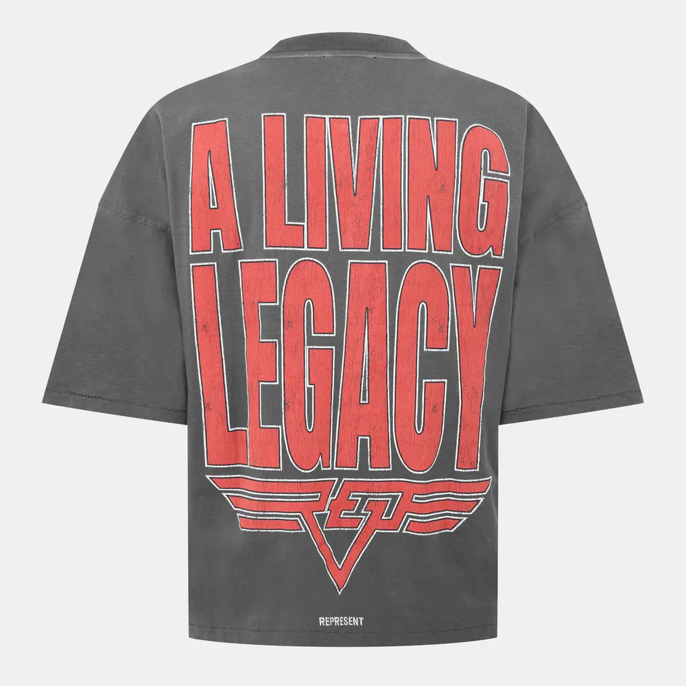 Represent Men's Rep Living Legacy Oversized T-Shirt detail 2