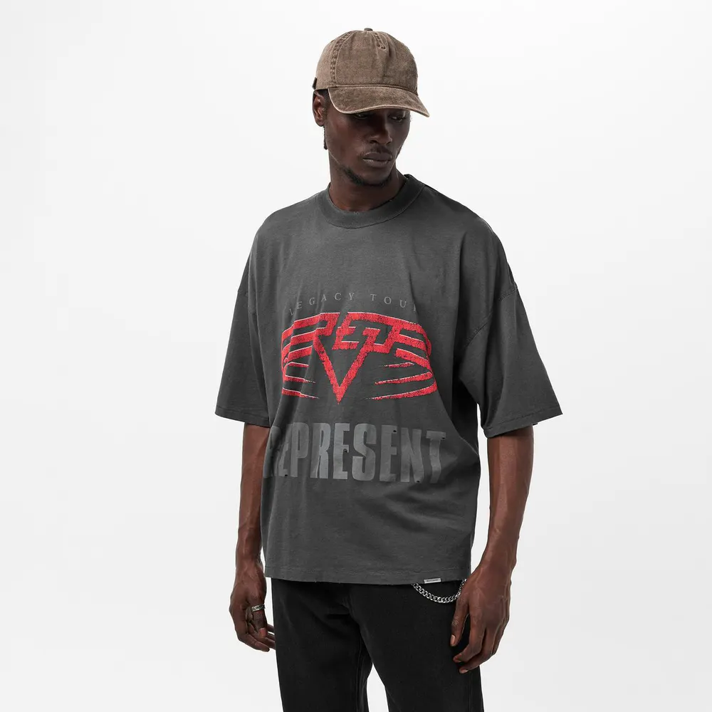 Represent Men's Rep Living Legacy Oversized T-Shirt detail 3