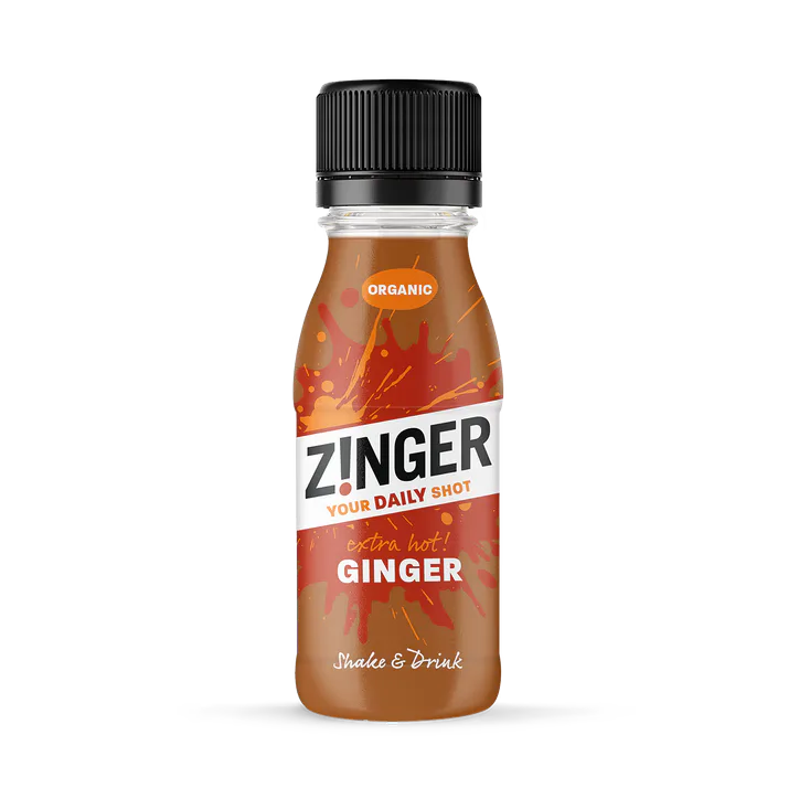 James White Drinks Organic Extra Hot Ginger Zinger Shot 70ml – Food & Drink > Drinks & Juices > Juices & Health Shots