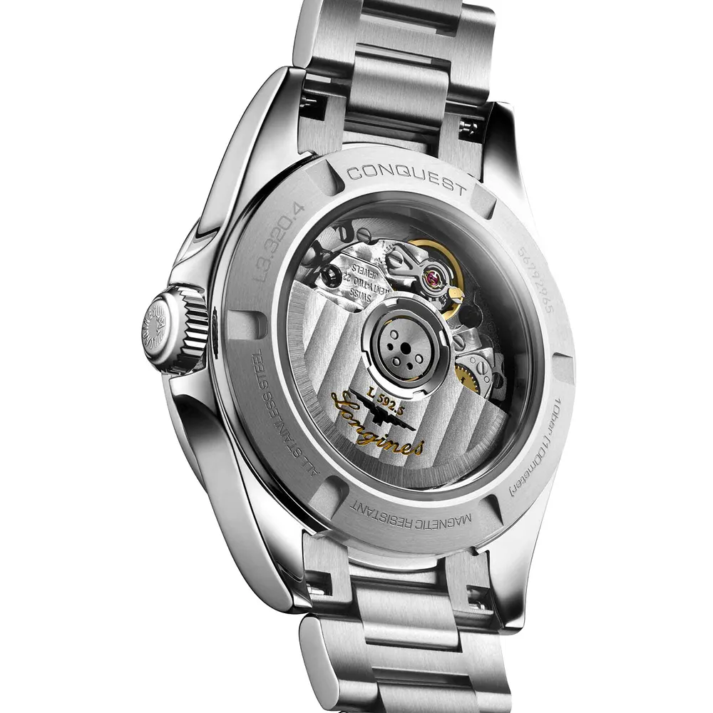 Longines Conquest 30mm Ladies Watch Silver in Silver, additional product view 3