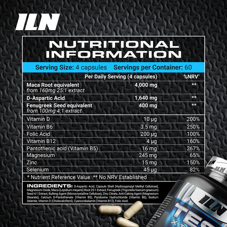 Iron Labs Nutrition Test Xtreme - Testosterone Supplements for Men - 240 Vegan Capsules detail 2