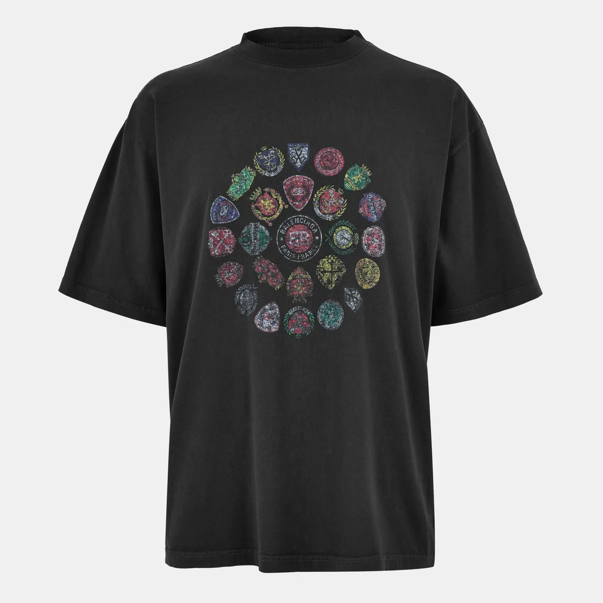 Balenciaga Men's Spiral T-Shirt