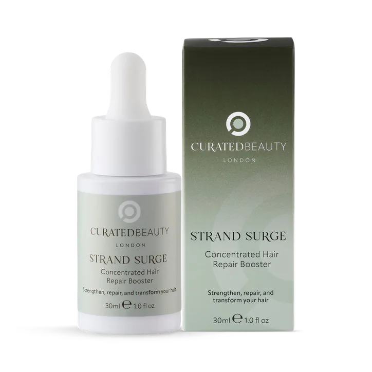 Curated Beauty London STRANDSURGE Concentrated Hair Repair Booster to strengthen, 30ml