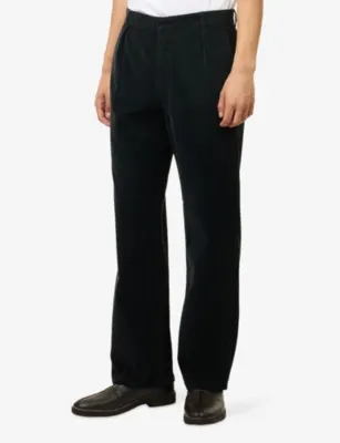 THE ROW Paulo Velvet Corduroy Trousers detail 3