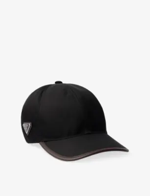 PRADA Speedrock Re-Nylon Baseball Cap - BURGUNDY - S