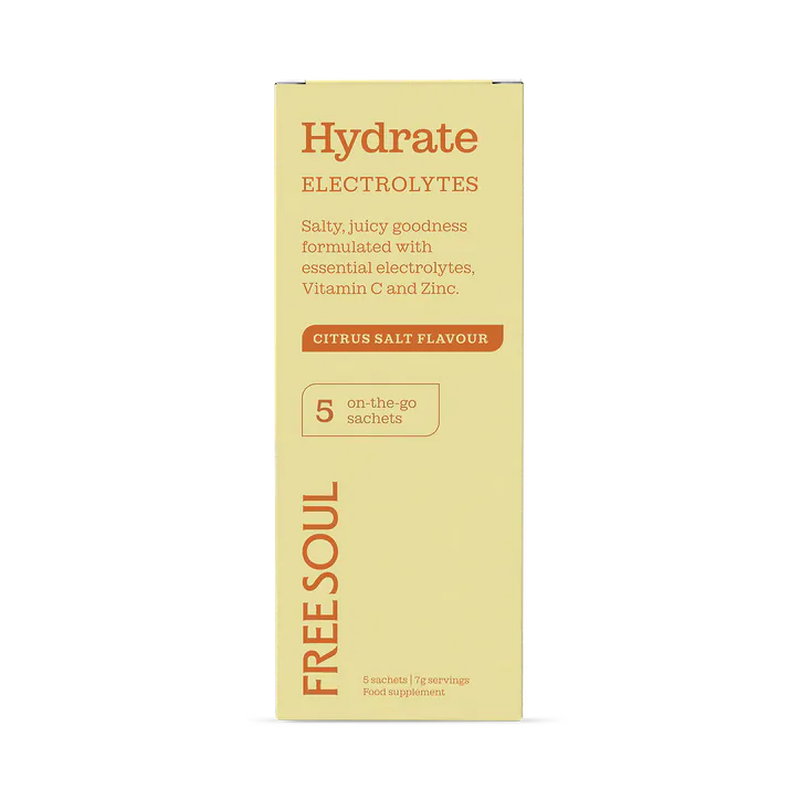 Free Soul Hydrate Electrolytes Sachets Citrus Salt 5 Sachets