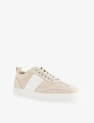 CHRISTIAN LOUBOUTIN Retero Flat Leather Trainers - 5.5 in BEIGE/WHITE, additional product view 3