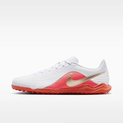 Nike Tiempo Maestro Club Turf Low-Top Football Boots - White/Bright Crimson/Blur