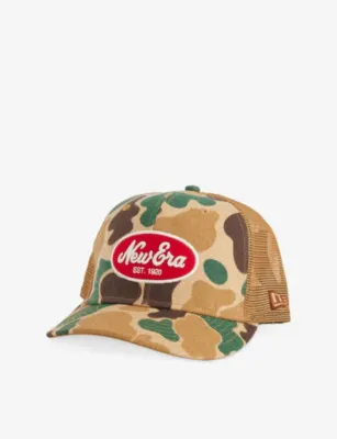 NEW ERA Duck Camo Mesh-Panel Cotton Trucker Cap - S/M