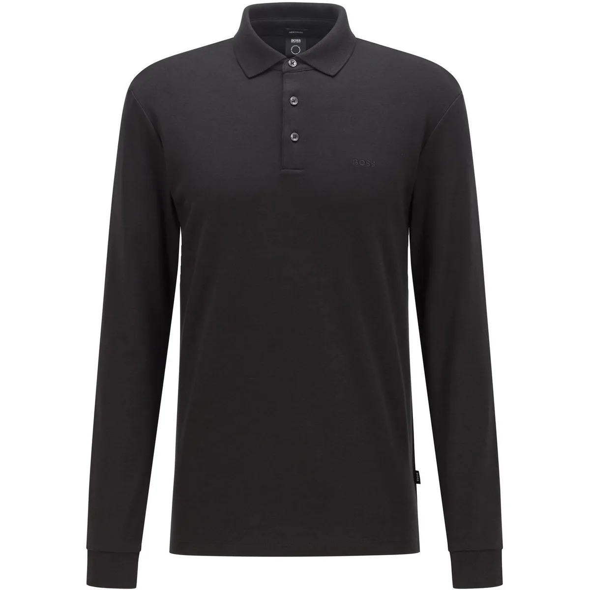 Boss Men's HBB Pado 30 Long-Sleeve Polo Shirt, Iconic Logo Embroidered
