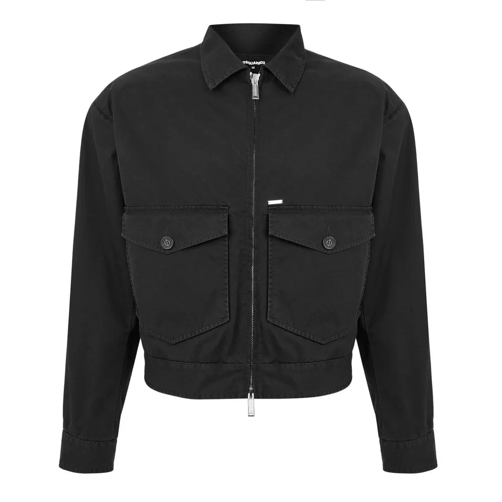 DSquared2 Men's Easy Cotton Kaban Cotton Long Sleeve Overshirt