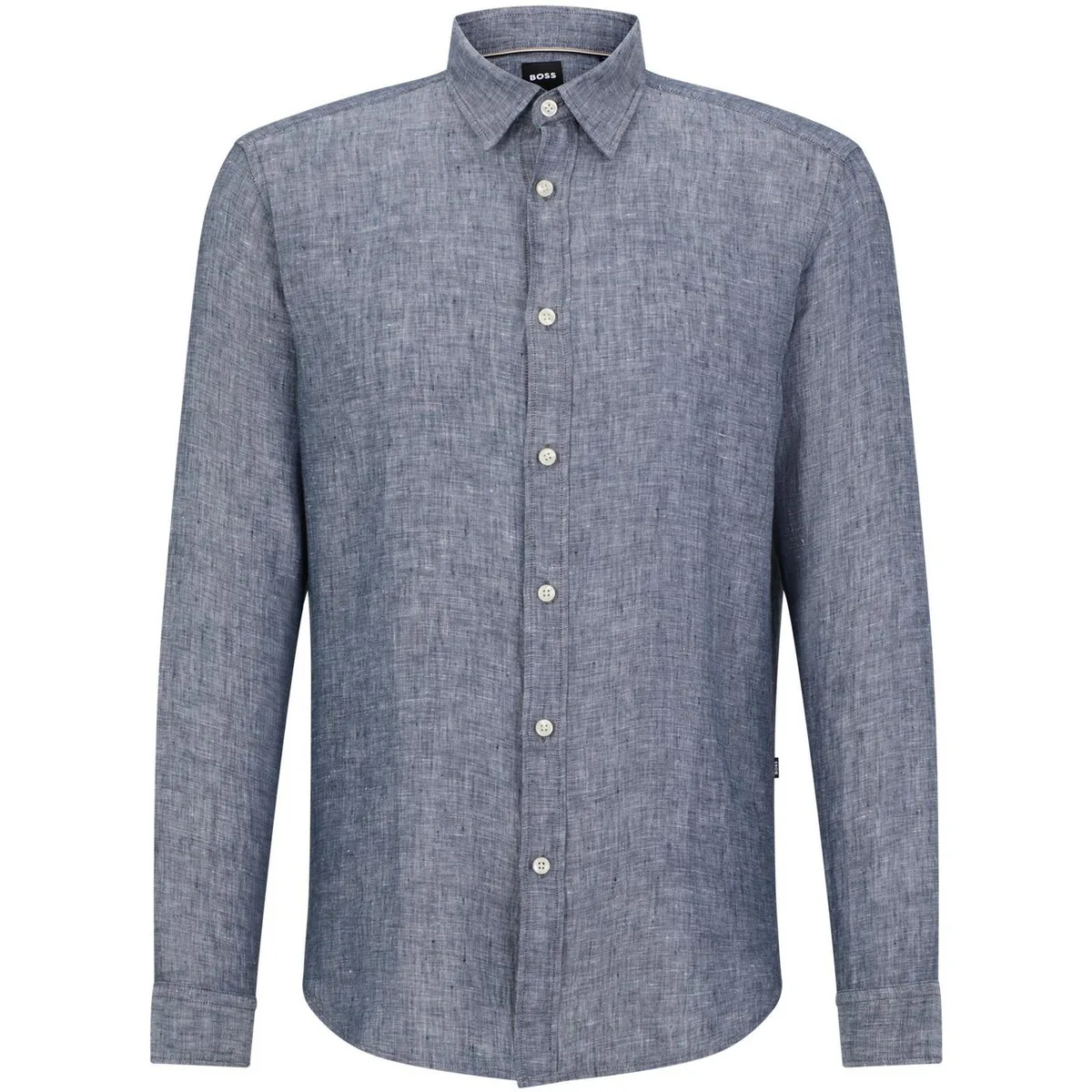 Boss Men's Liam Long Sleeve Plain Shirt