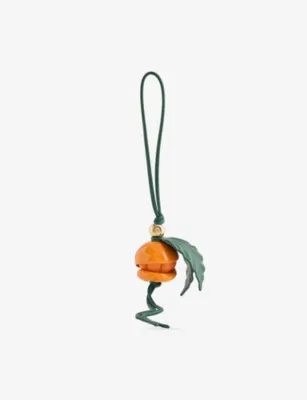 LOEWE Peeling Orange Leather Bag Charm