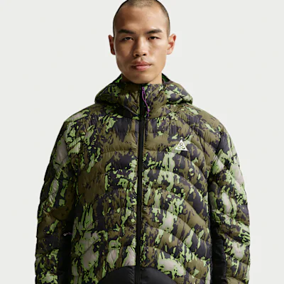 Nike ACG Lava Flow Men's Therma-FIT ADV Jacket - College Grey/Black/Mean Green/Summit White