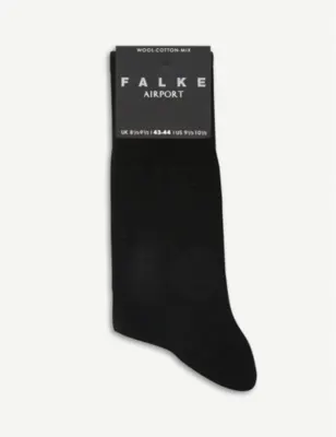 FALKE Airport wool-blend socks