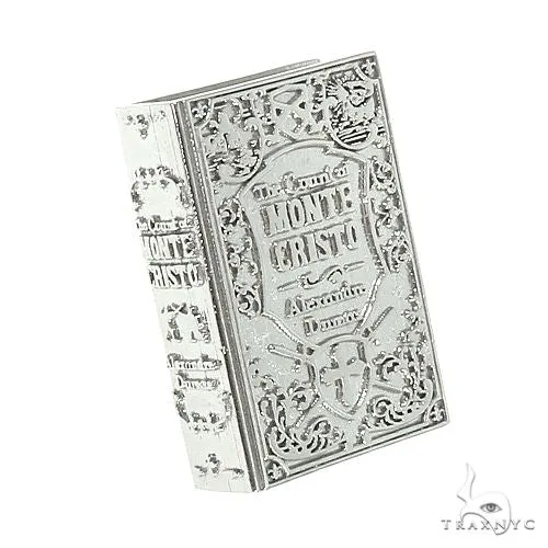 RINA - For Him CUSTOM 14K Gold Custom Made Monte Cristo Book Pendant 66655 in Rose Gold – Pendant