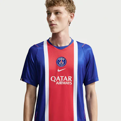 Nike Paris Saint-Germain 2026/27 Stadium Home Men's Nike Dri-FIT Football Replica Shirt - Old Royal/White/University Red/White