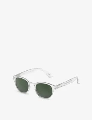 IZIPIZI #C Crystal Square-Frame Acetate Reading Sunglasses, additional product view 2