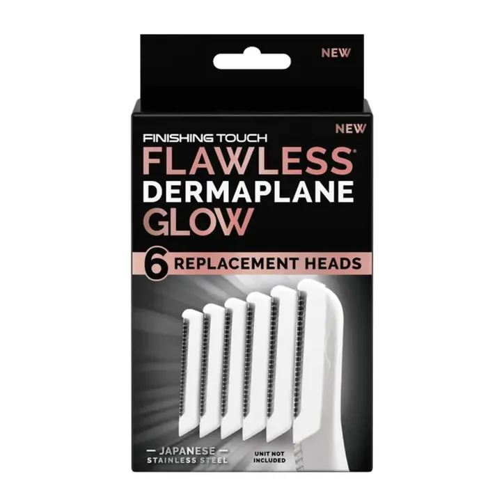 Flawlesss FLAWLESS Dermaplane Glow Replacement Heads - Pack of 6 detail 3
