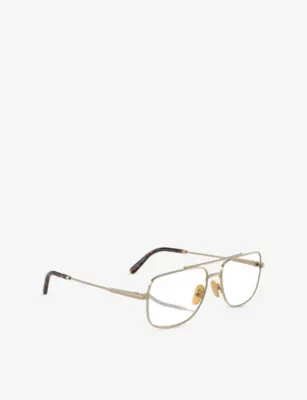 RAY-BAN RX8797 William Rectangle-Frame Titanium Sunglasses in BLACK, additional product view 2