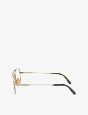 RAY-BAN RX8797 William Rectangle-Frame Titanium Sunglasses in BLACK, additional product view 3