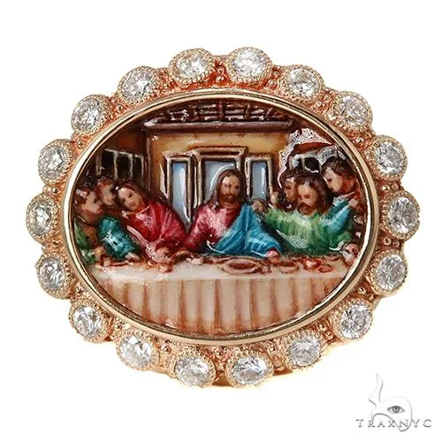 RINA - For Him CUSTOM The Last Supper Diamond Ring 69531 in 10 – Ring