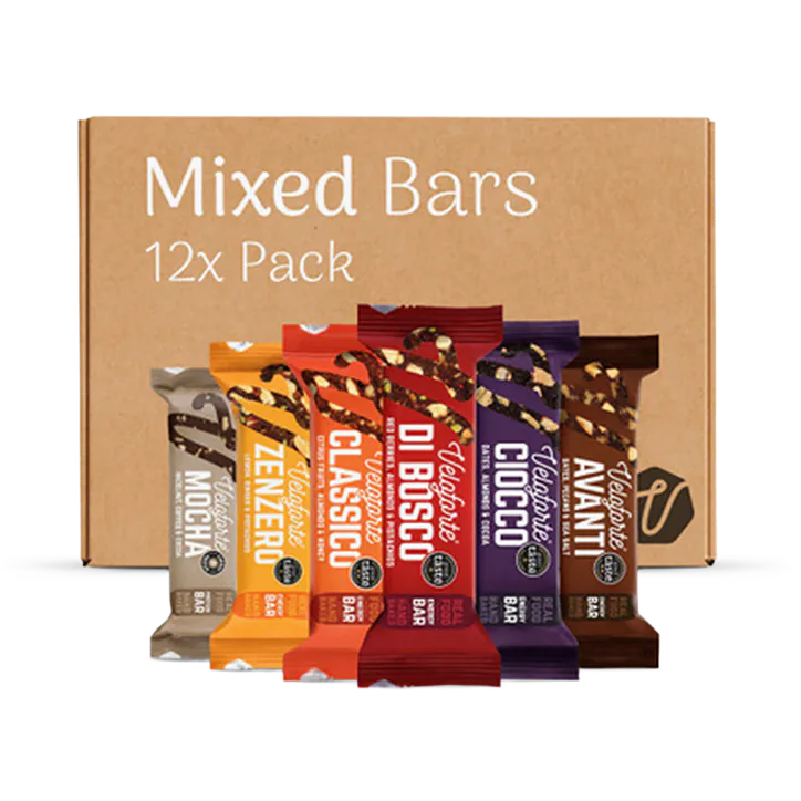 Veloforte Energy Bars Variety Pack 12 Bars