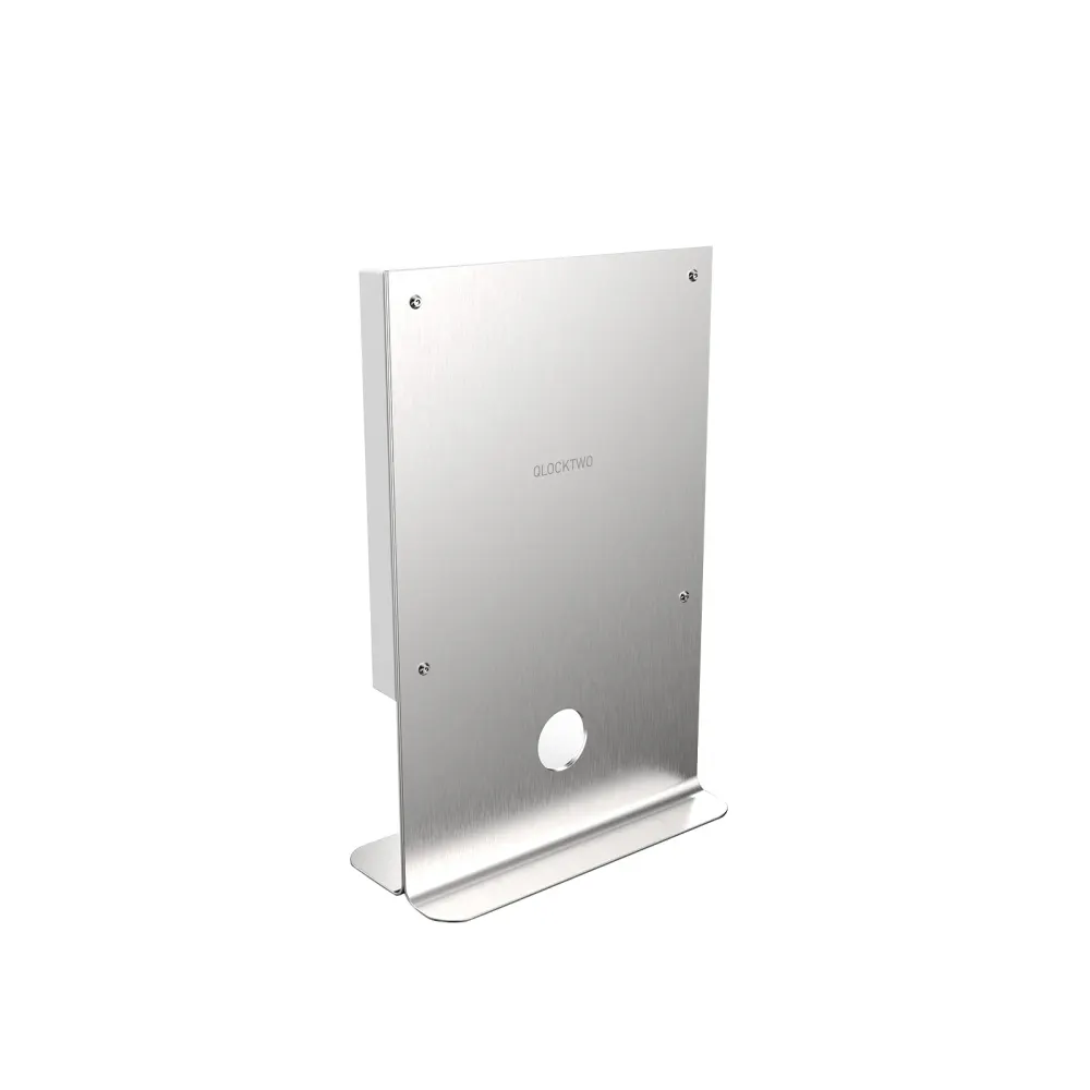 QLOCKTWO Earth 13.5 Silver Stand, additional product view 2