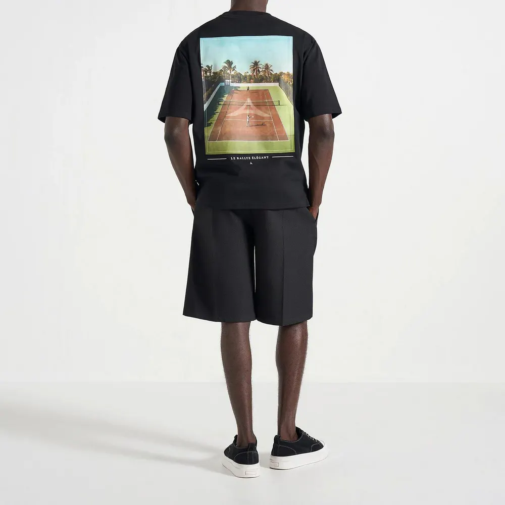 Maniere De Voir Mens Aaron Club Saint-Tropez Cotton T-Shirt detail 3