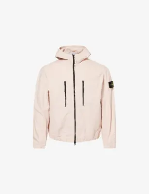 STONE ISLAND Hooded Zip-Up Cotton Ripstop Jacket