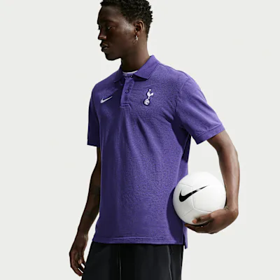 Nike Tottenham Hotspur Men's Nike Sportswear Football Polo - New Orchid/White in New Orchid/White – Nike men's and unisex