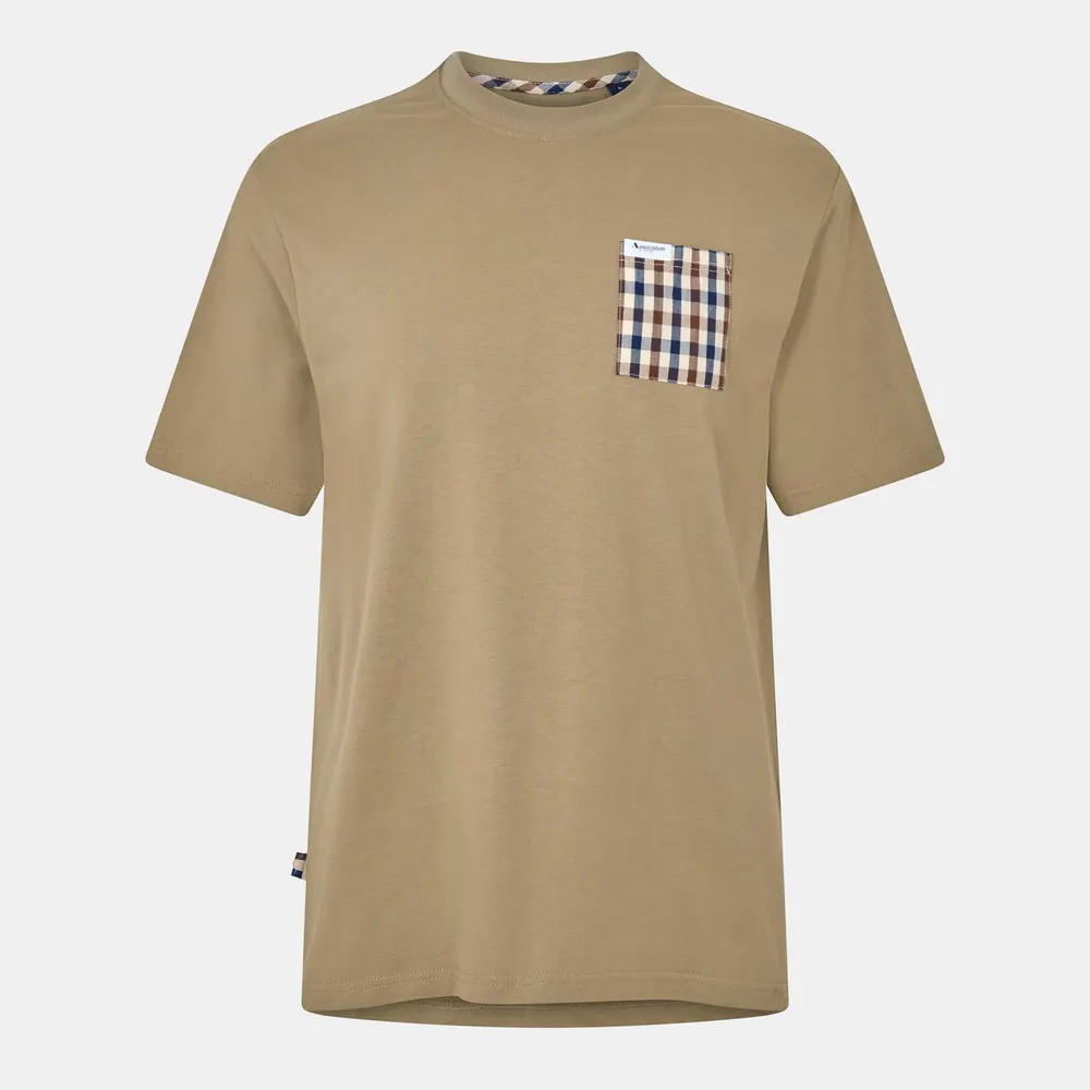 Aquascutum Checked T-Shirt